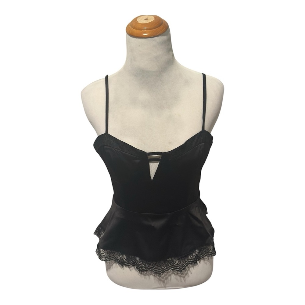 Forever 21 Black Lace Trim Camisole